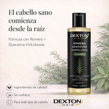Champú DextonHair™ para el Crecimiento del Cabello