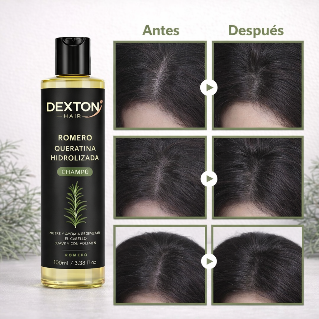 Champú DextonHair™ para el Crecimiento del Cabello